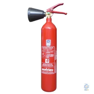 Support Mural Extincteur Universel - Acier Laque Rouge - Compatible 1-9 kg/L