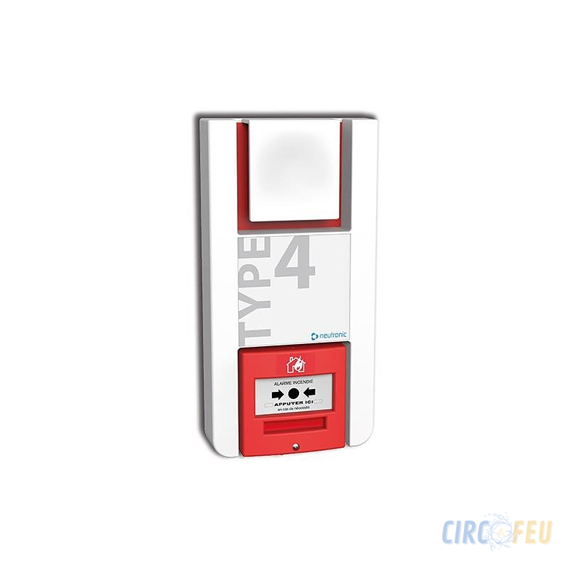 Alarme Incendie Type 4 a Piles Neutronic TT4P