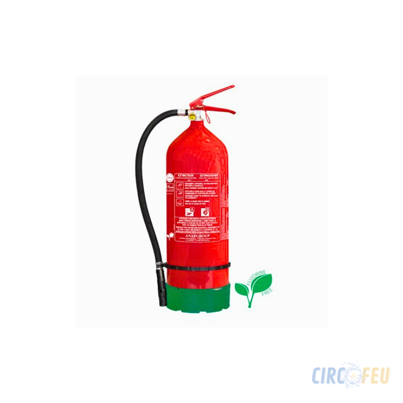 Extincteur Eau+Additif Sans Fluor 9L PP - CIRCOFEU Securite Incendie
