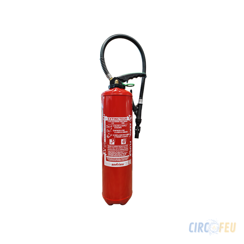Extincteur Eau+Additif Sans Fluor 9L PA - CIRCOFEU Securite Incendie