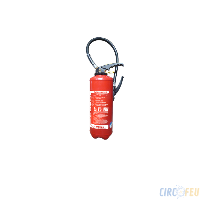 Extincteur Poudre ABC 6kg PA - CIRCOFEU Securite Incendie