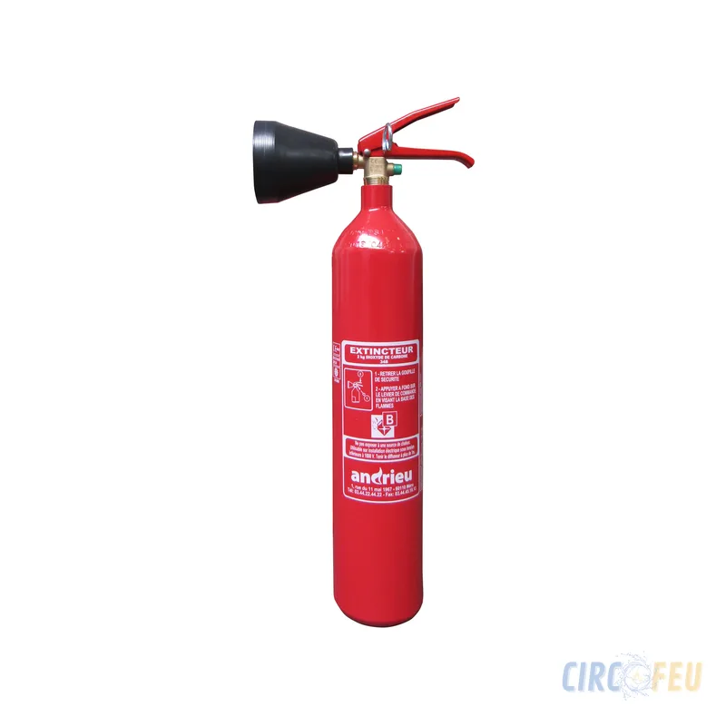 Extincteur CO2 2kg - CIRCOFEU Securite Incendie