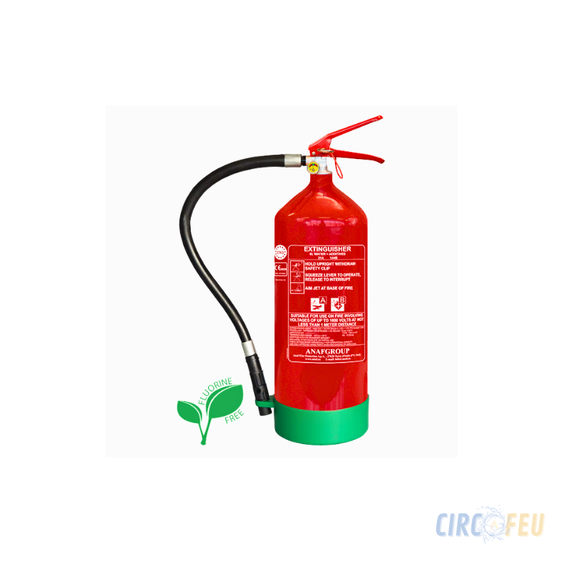 Extincteur Eau+Additif PP 6L - CIRCOFEU Securite Incendie