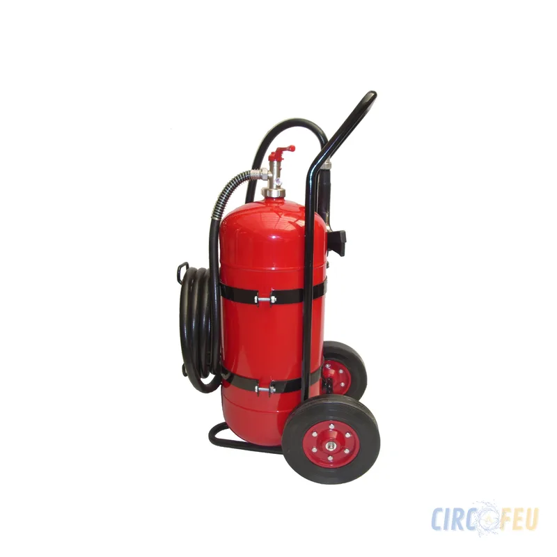 Extincteur Poudre ABC 50kg Sur Roues - CIRCOFEU Securite Incendie