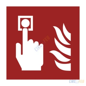 Panneau Alarme Incendie / Briser la Glace - ISO F005