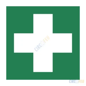 Panneau Premiers Secours / Trousse de Soin - ISO E003