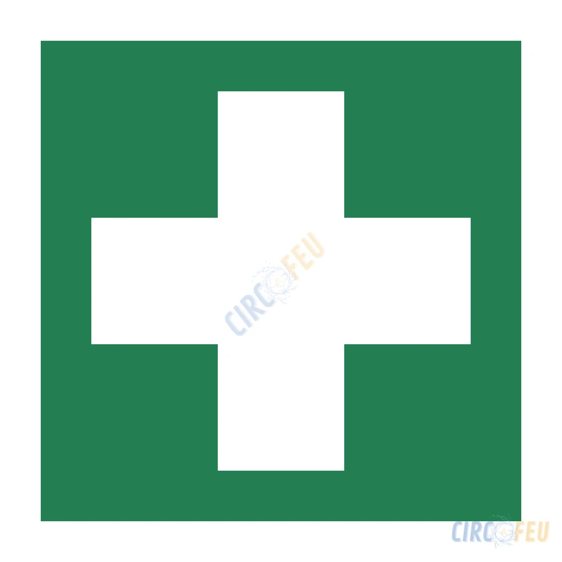 Panneau Premiers Secours ISO E003 - CIRCOFEU