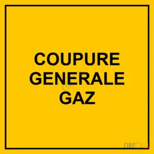 Panneau Coupure Generale Gaz