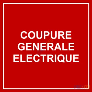 Panneau Coupure Generale Electrique