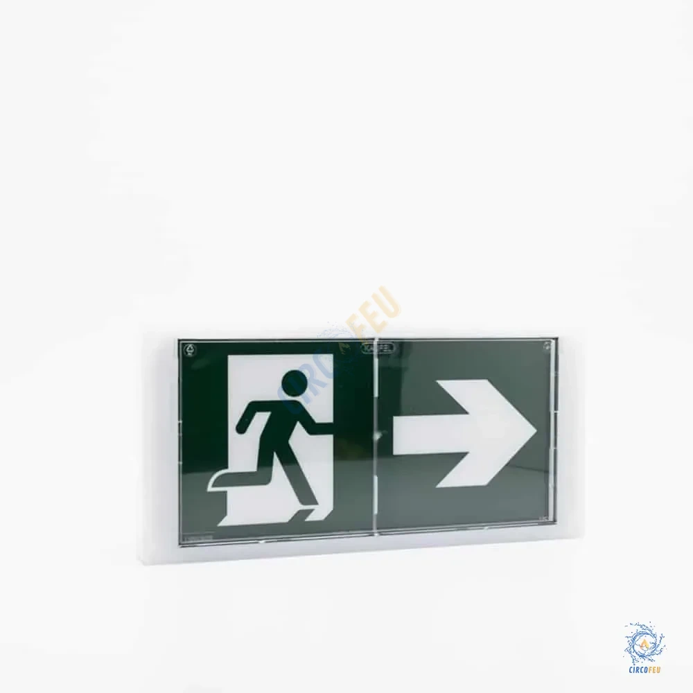 BAES Etanche IP65 LED Evacuation - CIRCOFEU Securite Incendie