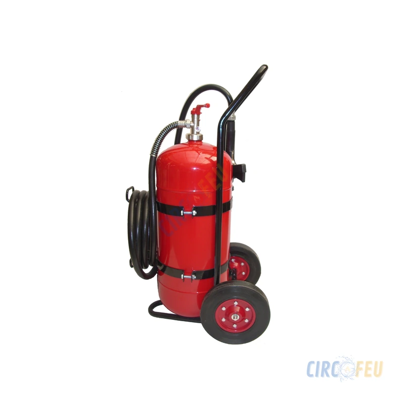 Extincteur Poudre ABC 50kg Sur Roues - CIRCOFEU Securite Incendie