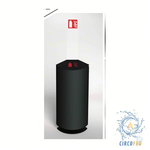 Coffret design noir pour halls et lieux de prestige