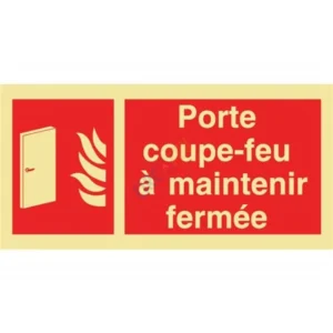 Panneau Porte Coupe-Feu a Maintenir Fermee - ISO M021