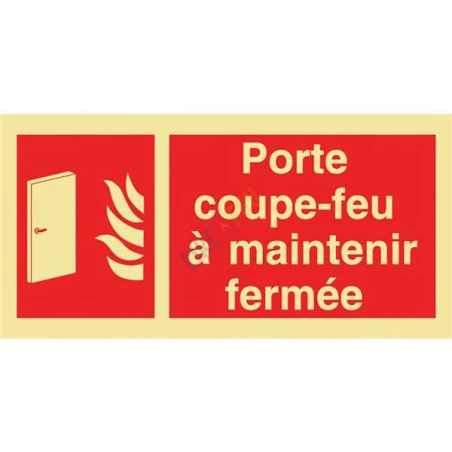 Panneau Porte Coupe-Feu a Maintenir Fermee - CIRCOFEU