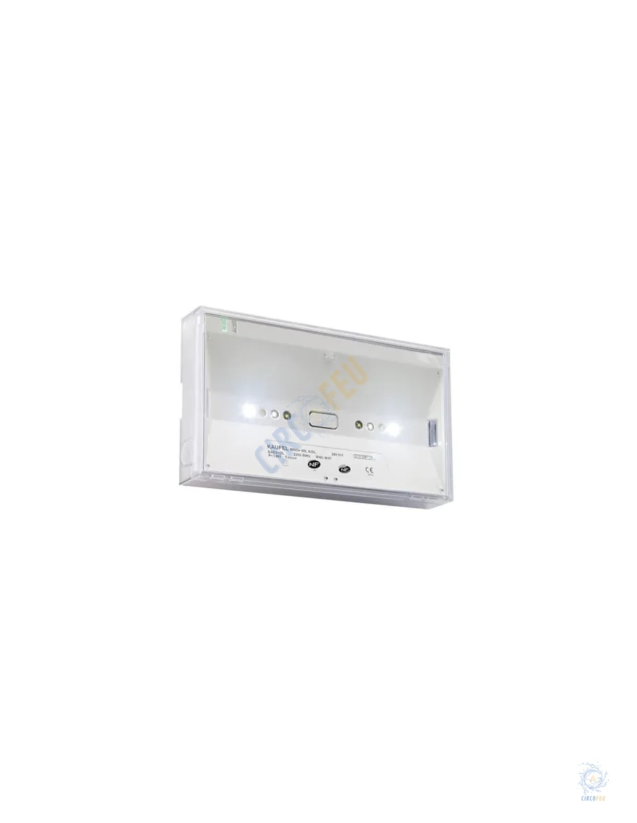 BAES Anti-Vandale Polycarbonate LED - Evacuation - CIRCOFEU Securite Incendie