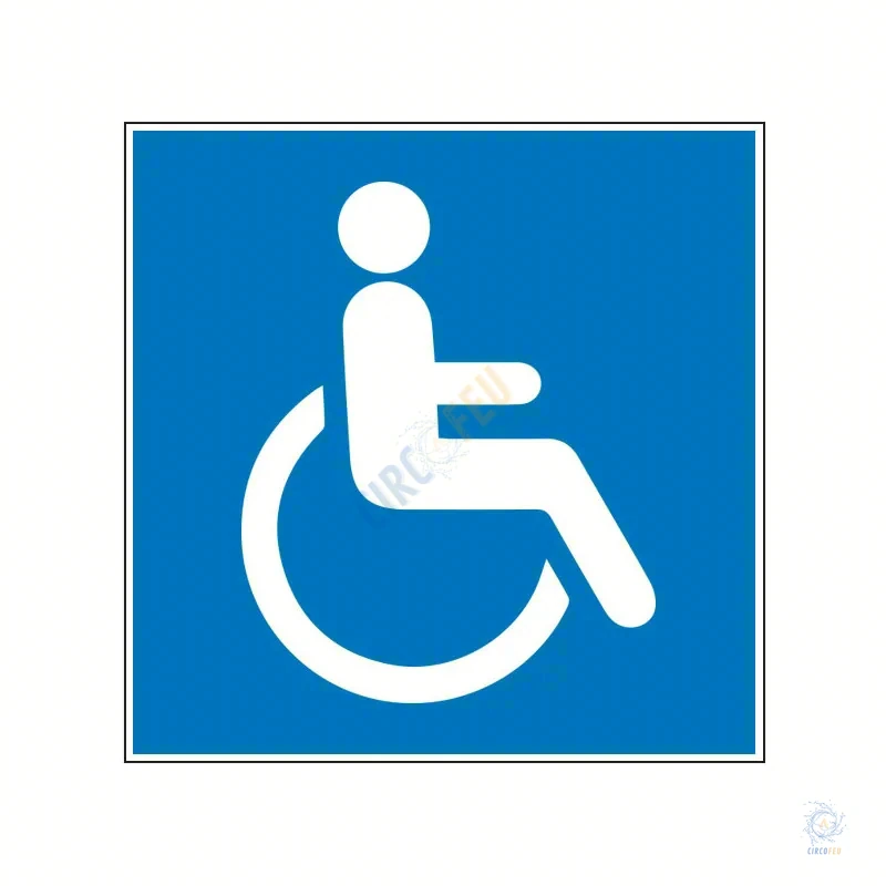 Pictogramme BAES Accessibilite PMR - CIRCOFEU Securite Incendie