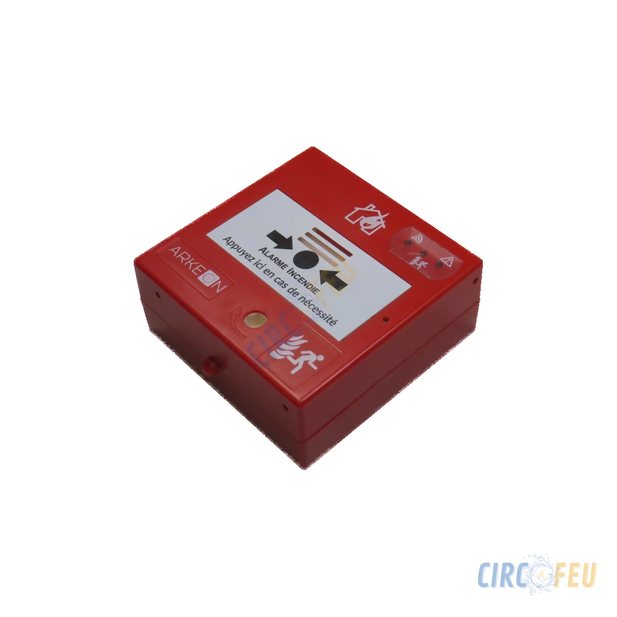 Déclencheur manuel radio type 4 incendie, ARKEON référence DMR001