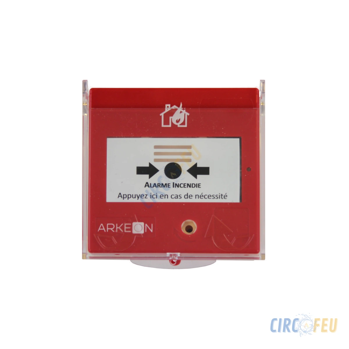 Lot de 5 volets de protection pour déclencheur manuel, ARKEON référence KDM002