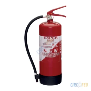 Extincteur poudre ABC 6 kg à pression permanente EUROFEU Exper