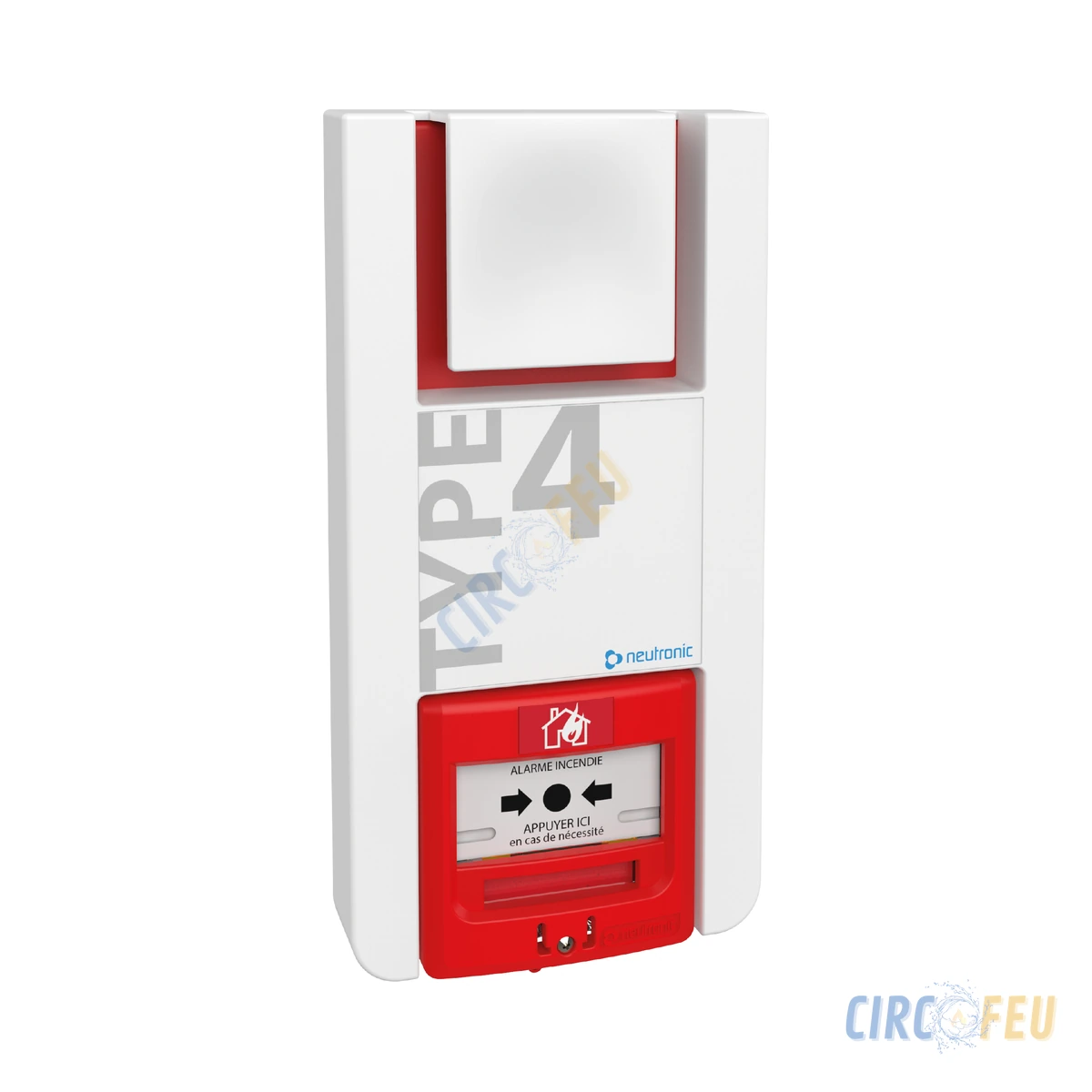 Alarme incendie type 4 radio sans fil, Neutronic référence TT4P-RF3